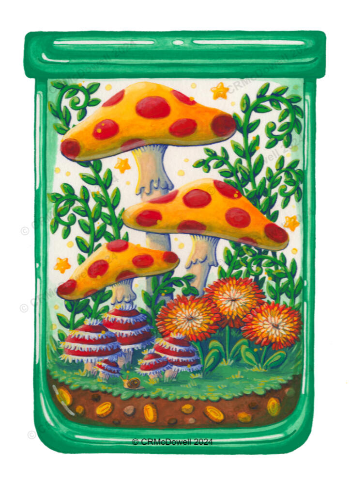 Plumber&#39;s Plot: VG Terra (Gouache 8&quot;x10&quot; June 2024)